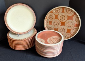 ML - Denby Fire Chilli Stoneware Dinnerware Service for 10