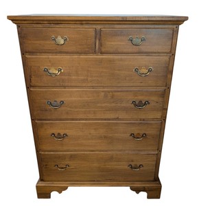 ML - Vintage Maple 5-drawer Dresser