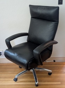 ML - Black Reclining Office Chair