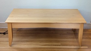 ML - Blonde Wood Coffee Table