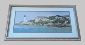 ML - Albert Swayhoover View From Wingershier Beach Framed Print