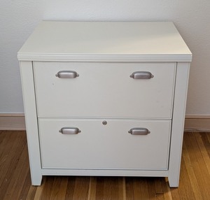 ML - White File Cabinet