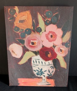 ML - Unsigned Floral Canvas Painting next
