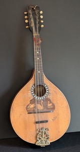 ML - Vintage Mandolin With Swan Inlay