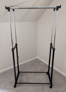 UL - Rolling Adjustable Clothing Rack