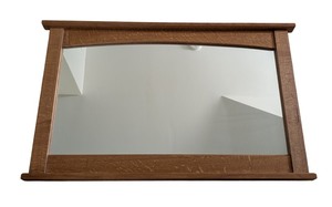 UL - Oak Wall Mirror 37 X 22.75 in