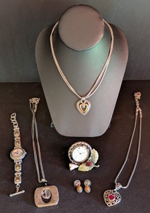ML - Brighton Necklace, Watch, Earrings & Mini Clock Mixed Lot