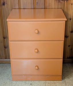 LL - Perdue Painted Wood 3-drawer Nightstand