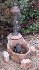 BY - Copper Birdbath Fountain With Pump