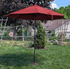 BY - Sunbrella 9 Patio Umbrella With Stand