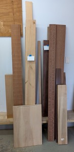 G - Bloodwood, Lacewood & Zebrawood Boards Mixed Lot
