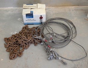 G - Northern Industrial Tools 12 Ton 3m Manual Chain Hoist With Chain & Cable