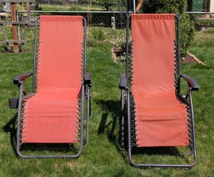 BY - Zero Gravity Patio Chairs (Lot of 2)
