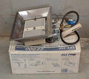 G - All-Pro Spc-24p Portable Propane Heater With Hose & Regulator