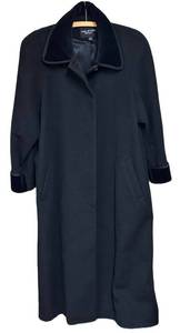 LLSR - Halston Heritage Black Long Coat Size 10