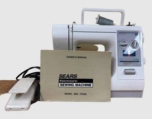 LLSR - Kenmore Sewing Machine With Foot Pedal & Manual