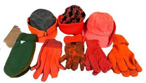 LLSR - Hunting Apparel Mixed Lot - Hats, Gloves & Mittens