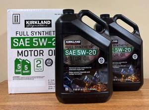 TR - Kirkland Signature Full Synthetic Sae 5w-20 Motor Oil 5 Qt 2-pack (10 Qt Total)