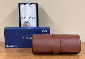 LLSR - Royce Travel Watch Roll Full Grain Leather Watch Keeper