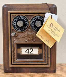 LLSR - Banfields Combination Bank No. 76 Style 7006 Vintage Wood Bank