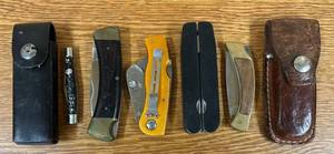 LLSR - Browning, Imperial & Assorted Pocket Knives (Lot of 5)