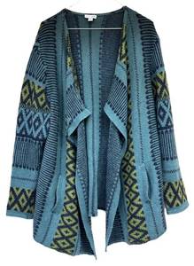 LLSR - J.Jill Jupiter Open Front Cardigan Size Large