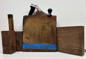 LLSR - Stanley Handyman H1204 Plane & Mesquite Wood Blocks Mixed Lot