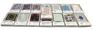 LLSR - Celebration Quilts Porcelain Quilt Tiles (Lot of 15) 4 X 4 in