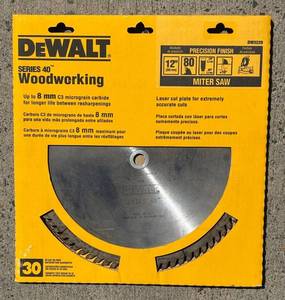 G - DeWalt Dw3228 12 Woodworking Miter Saw Blade