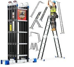 Bryner 12 Ft Multi-Purpose Folding Ladder $219.99 Retail - Brand New