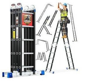 Bryner 12 Ft Multi-Purpose Folding Ladder $219.99 Retail - Brand New