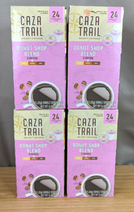 Caza Trail Donut Blend Coffee K Cups 4 Boxes 96 Count $59.99 Retail - Brand New