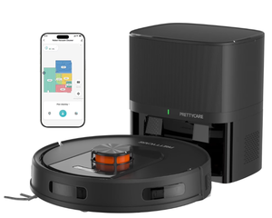 PrettyCare Self-Emptying Robot Vacuum $299.99 Retail - Brand New