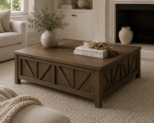 Brown Rustic Color - Living Room Decorative Table