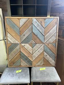 Wooden Wall Artwork - 30 inches by 30 inches
