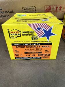 Maze Nails - 314 x .131 Gauge - 50lbs box