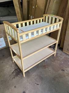 Maple Diaper Changing Table - 36 inches wide, 19 inches deep, 36 inches tall