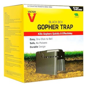 Victor Black Box Gopher Traps - Lot of 2  MSRP $26.99