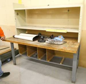 Workbench 36x72 with top shelf
