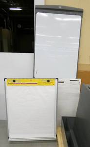 2 Whiteboard easels and paper