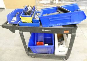 Warehouse cart and contents