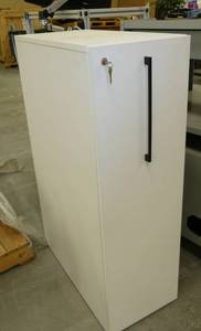 Wood laminate locking cubicle cabinet 15x30x48