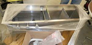 New stainless tank 55x17x22