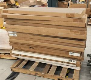 Pallet of 17 cases of 2x4 ft ceiling eggcrate by Plasticade TC-24-2448-2pk