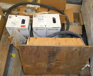 Pallet of wire and misc