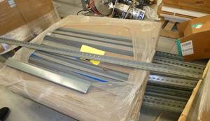Pallet with LOTS of shelving uprights