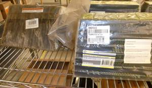 3 New rubber wheel chocks 10x6x8