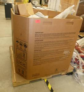 Gaylord pallet of New barrel pumps, empty jugs, New Parker filters