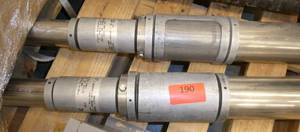 Two K-TRON vertical powder probes PN 5314-96M