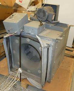 Centrifugal fan with 1-12hp 3ph motor and electrical switches